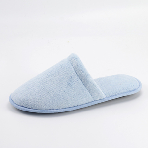 Barato Cómodo Unisex Mujer Invierno Cálido Fluffy Coral Fleece Cerrado Toe Guest Zapatillas de interior para el hogar - Product Image 4