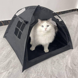 Cat and <strong>Dog</strong> Breathable Folding Indoor and Outdoor Pet House <strong>Tent</strong> Washable Puppy Bed with <strong>Small</strong> Size for Cat and <strong>Dog</strong> Owners - Product Image 5