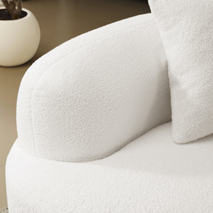 Modern Luxury White Cloth <b>Sofa</b> Set Simple Minimalist Special Shaped for <b>Hotels</b> and Living Rooms - Product Image 6