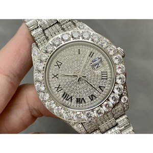 Reloj Deportivo Cronógrafo Automático de Lujo de Alta Gama 2025 para Hombre con Esfera Completamente Decorada con Diamantes, Logotipo Personalizado, Eta GPS, 41 mm, Resistente al Agua - Product Image 2