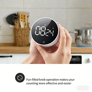 นาฬิกาจับเวลาในครัว นาฬิกาจับเวลาแบบดิจิตอล LED นาฬิกาจับเวลาแบบแมนนวล นาฬิกาปลุก นาฬิกาจับเวลาทำอาหาร อาบน้ำ เรียน ออกกำลังกาย นาฬิกาจับเวลา Time Master - Product Image 2