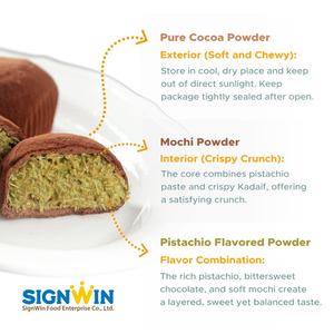 Poudre de cacao non sucrée pour pâtisserie, certifiée HACCP, fabriquée à Taïwan, texture lisse, convient aux boissons chaudes et froides - Product Image 3