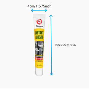 <span class=keywords><strong>Colle</strong></span> silicone instantanée SL Shuangyuan 50g à séchage ultra-rapide pour le collage du <span class=keywords><strong>bois</strong></span>, du métal et de la céramique, construction et transport - Product Image 2