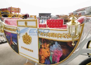 Nouvelle Carrosse Royale Électrique Blanche Cendrillon 2026 Personnalisée – Buggy Électrique Sans Chevaux pour Visites Touristiques - Product Image 4