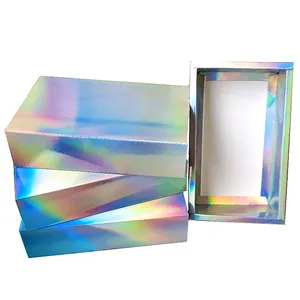 Thủ công mỹ nghệ Hologram bánh handmade xà phòng gói hộp quà Tặng hộp quà Tặng ba chiều Hộp quà tặng giáng sinh