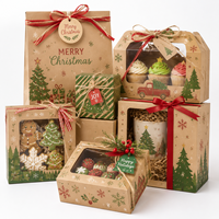 Boîte cadeau en papier personnalisée avec fenêtre pour chocolats, bonbons, cadeaux, promotion de marque au détail