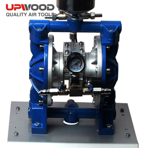 UPWOOD UW-P106 3/4 इंच हवा डबल डायाफ्राम वायवीय झिल्ली पंप के लिए स्याही, गोंद, पेंट 3/8 "(10 Mm) ब्राउन बॉक्स 1/4" एनपीटी उद्योग