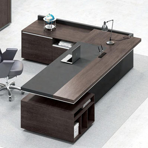 high quality modern design wooden china boss chairman Tavolo da ufficio office furniture L shape desk