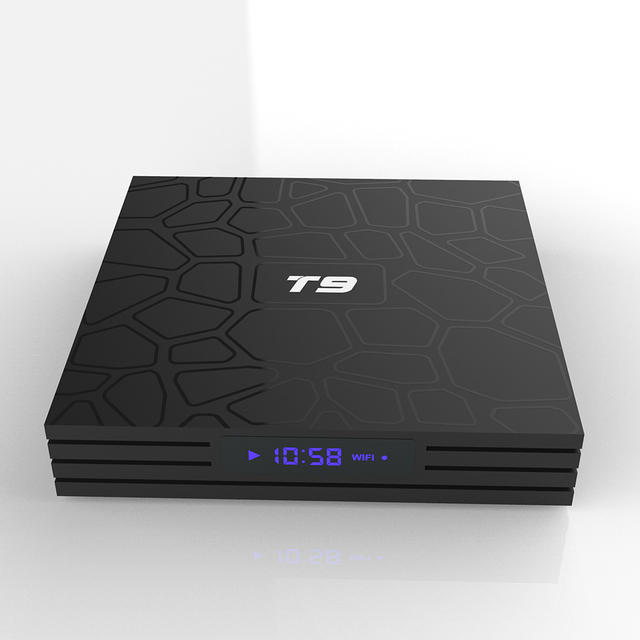 Ranboda High Quality Free to air T9 Internet iptv Android Set Top Tv Box 4gb Ram 32gb Rom Quad Octa Core
