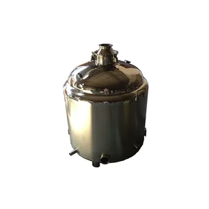 Hot sale 200L steam jacket stainless steel pot still boiler