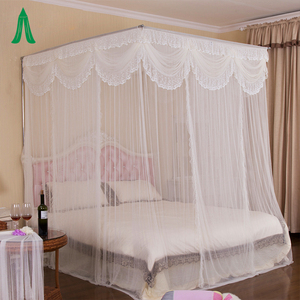 Rectangular palacio romántico cama cubierta de encaje princesa rey tamaño de Mosquito Net - Product Image 1