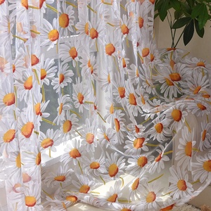 Moderna Stampato Fiore Puro <span class=keywords><strong>Tende</strong></span> per la Camera Da Letto <span class=keywords><strong>Soggiorno</strong></span> Cucina Tulle Sheer <span class=keywords><strong>Tende</strong></span> Decorative per la Finestra Tenda Della Porta - Product Image 5