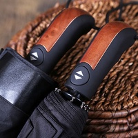 Klassischer Stil Regenschirm Männer Automatik 10 Rippen Stark Wind beständig 3 Klapp schirm Regen Business Männlich Qualität Sonnenschirm