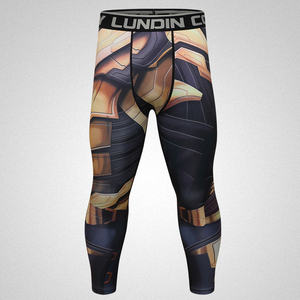 <span class=keywords><strong>Leggings</strong></span> da allenamento stampati personalizzati da uomo - Product Image 5