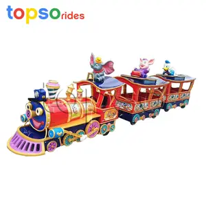 RGB Lights Luxury Thomas Electric Trackless Train 32 seat Tourist Train For Sale