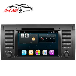 AuCAR 7 "Android 10 Car Đài Phát Thanh Màn Hình Cảm Ứng Stereo Video Âm Thanh GPS Navigation DVD Đa Phương Tiện Cho BMW E38 E39 E53 M5 1996-2003