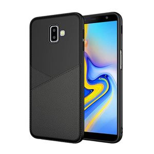 Accessoires mobiles 2018 PU Peau Noir TPU Pour Samsung Galaxy <span class=keywords><strong>J4</strong></span> Plus Couverture - Product Image 1