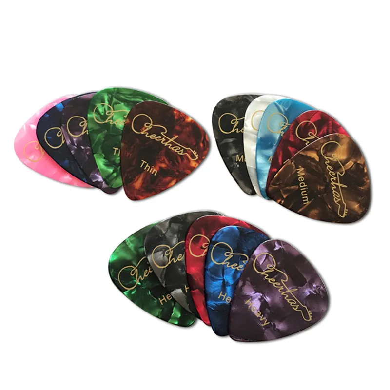 Cheerhas Hot Verkopen Hoge Kwaliteit Custom Derlin Zijdedruk Plectrums/Plectrum