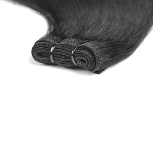 100 por ciento malayo doble dibujar humano recto cutícula alineada del pelo de <span class=keywords><strong>la</strong></span> trama de <span class=keywords><strong>la</strong></span> máquina - Product Image 5