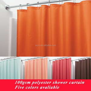 Alta calidad mildrew envío tela de poliéster impermeable baño ducha cortina de línea 72*72 pulgadas - Product Image 1