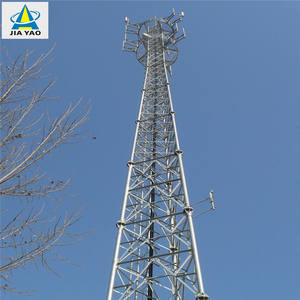 30 mètre 3-jambe alibaba auto construction telecommunicaiton treillis en acier radio téléphone interface diffusion hybrides tour - Product Image 5