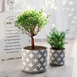 mate modernos Decoración de casa de cerámica maceta de bonsai/jardinería, venta al por mayor macetas con tapa de cristal - Product Image 3