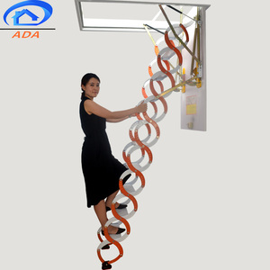 Elegante acero al carbono retráctil ático <span class=keywords><strong>escalera</strong></span> - Product Image 1