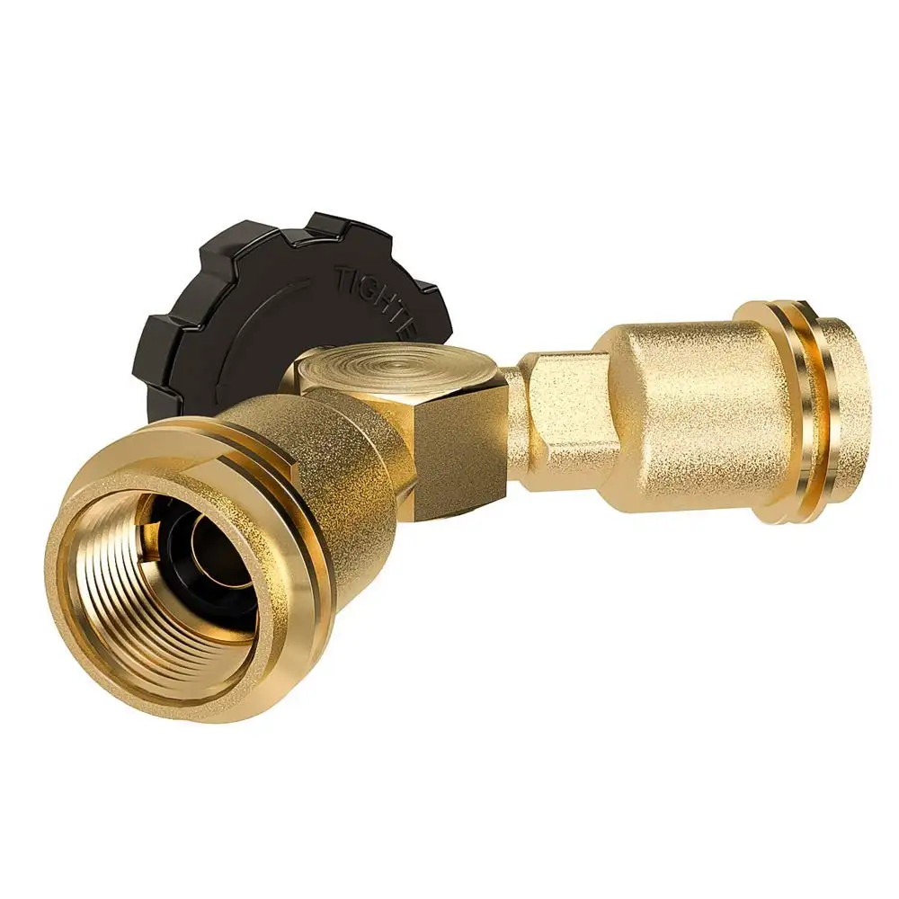 cylinder lpg copper Y connector gas fittings