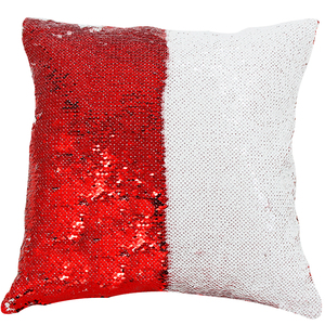 Wholesale Christmas decorative double white pillow case pillow chair could be printed - Product Image 4