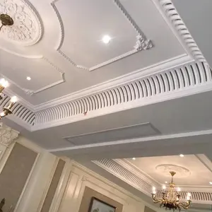 Guangzhou Direct Supplier Pu Ceiling Cornice Indoor foam cornice high quality for sale
