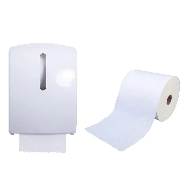 Rollos de toallas de mano de papel de alimentación central, venta al por mayor, el más barato, rollo de toallas de mano autocortadas