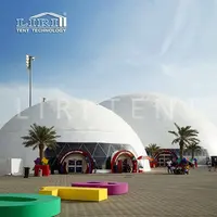 Hot Sale 60m Grande Cúpula Geodésica Tendas À Prova de Água com efeito de Estufa para o Evento ou Festa Ao Ar Livre