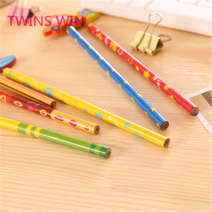Lápiz plano de dibujos animados para niños, suministro escolar y de oficina, de madera, venta al por mayor, 422 - Product Image 3