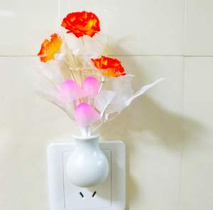 Lampu Malam <span class=keywords><strong>LED</strong></span> <span class=keywords><strong>Mini</strong></span> Cahaya Dinding Dalam Ruangan, Lampu Kamar Bayi, Lampu Dinding Motif Bunga/Mati Otomatis, Lampu Dalam Ruangan - Product Image 4