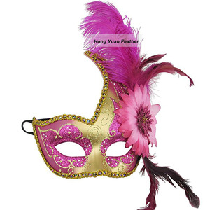 CM-431 mascarada Navidad partido pluma de la manera bola máscara de Halloween - Product Image 2