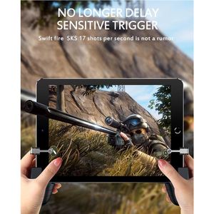 Untuk PUBG <span class=keywords><strong>Game</strong></span> FPS Gamepad Controller L1R1 Memicu Tombol Api Tujuan Kunci Joystick Universal Permainan Handle untuk iPad/ - Product Image 5