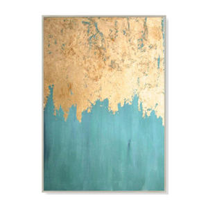 Moderno arte de la pared hecha a mano abstracto de oro de pintura <span class=keywords><strong>al</strong></span> óleo sobre lienzo - Product Image 5