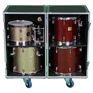 Custom Double Sided ATA <strong>Drum</strong> Flight <strong>Case</strong> with Adjustable Shelves