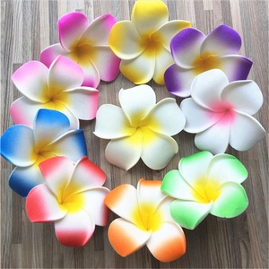 V-1102 Groothandel Kunstmatige foam Plumeria bloem Voor Hoed Decoratie