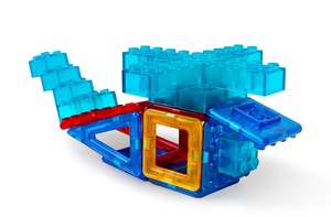 Magplayer 32pcs Magnetic DIY thiết kế robot và xe mô hình thiết lập tương thích với GẠCH XÂY DỰNG khối xây dựng đồ chơi cho trẻ em - Product Image 3