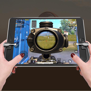 Untuk PUBG <span class=keywords><strong>Game</strong></span> FPS Gamepad Controller L1R1 Memicu Tombol Api Tujuan Kunci Joystick Universal Permainan Handle untuk iPad/ - Product Image 6