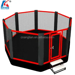 Hexagon floor mma kooi size koop octagon mma kooi vechten