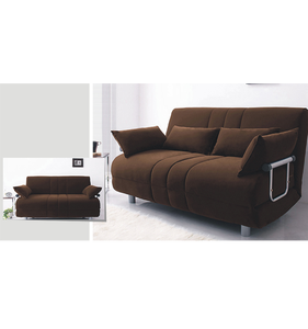Egl divano letto convertibile 2 posti letto letto pieghevole con tessuto di lino grigio <span class=keywords><strong>per</strong></span> soggiorno scuola Hotel camera da letto OEM ODM lavabile - Product Image 1