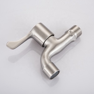 Prix usine vente chaude robinet à bavette mural 304 acier inoxydable Bibcock eau froide 1/2 ''robinet à bavette - Product Image 2