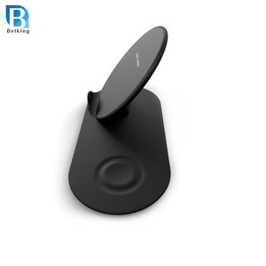 Nueva Qi <span class=keywords><strong>de</strong></span> carga rápida <span class=keywords><strong>cargador</strong></span> inalámbrico 2-en-1 estación <span class=keywords><strong>de</strong></span> carga para teléfono móvil <span class=keywords><strong>Apple</strong></span> <span class=keywords><strong>Watch</strong></span> aire cápsulas - Product Image 1