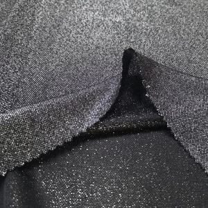 Tissu <span class=keywords><strong>tricot</strong></span>é 1 pièce, en Nylon métallique et Lurex, scintillant, brillant, en Jersey extensible - Product Image 4