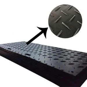 Beschermen Grond Cover Pe Plastic Road Matten/Uv Gestabiliseerd Virgin Hdpe Rijbaan Panelen/Non-Slip Textuur Rijbaan panel