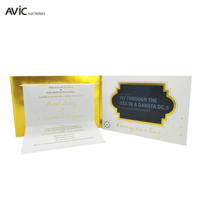 Toile <span class=keywords><strong>de</strong></span> fond <span class=keywords><strong>de</strong></span> mariage led vidéo mur 4 couleur impression, LCD 7 pouces <span class=keywords><strong>mer</strong></span> vidéo brochure - Product Image 4