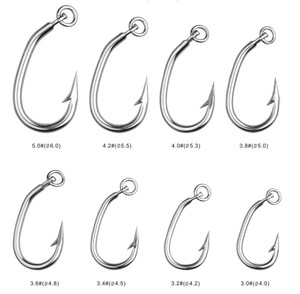 Commercial Hooks Stainless Steel Tuna Fishing Hooks