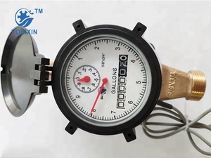 YOUIXIN 5/8 ''* <span class=keywords><strong>3</strong></span>/<span class=keywords><strong>4</strong></span> «'Gallon Compteur D'eau, # Horizontal Sortie D'impulsions En <span class=keywords><strong>Laiton</strong></span> Gallon Compteur D'eau! - Product Image 4